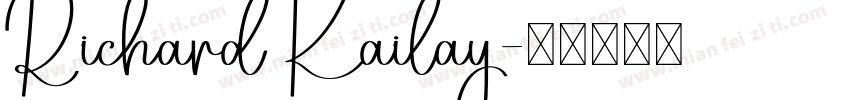 Richard Kailay字体转换